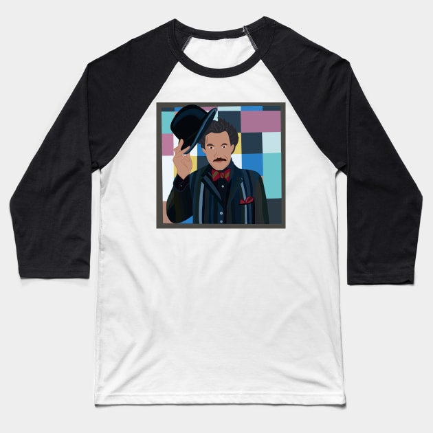 Paul F Tompkins Baseball T-Shirt by Charissa013